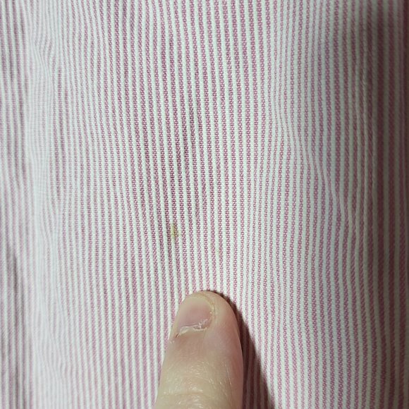 Talbots Womens Pink Stripe Midi Skirt Size 8 Career Office Summer Spring Career - Picture 3 of 11